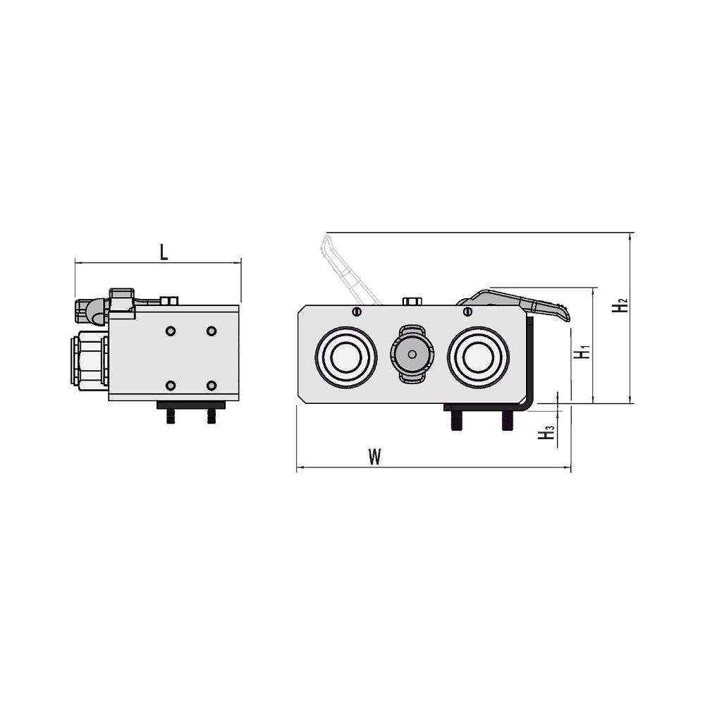 Multi-X Duo 25 Kupplungsplatte